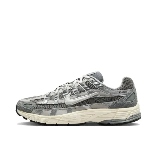 Nike P-6000 CNPT Women and Men Silver Light Green Cushioning Anti-slip Wear-resistant Retro Sports Casual Shoes FN7509-029